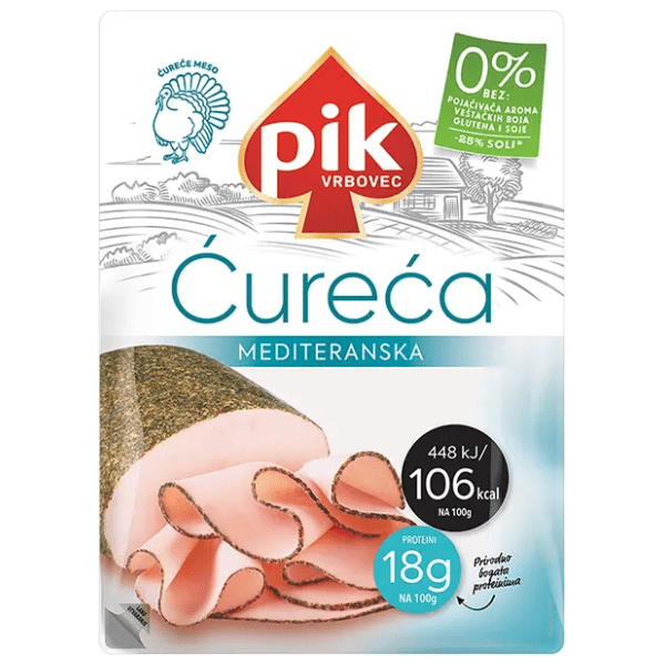 PIK ćureća prsa mediteranska slajs 100g