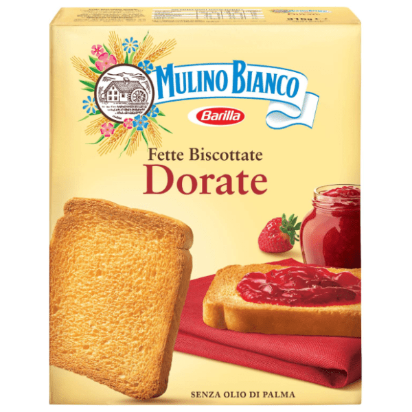 Dvopek BARILLA Mulino bianco fetter dorate 315g