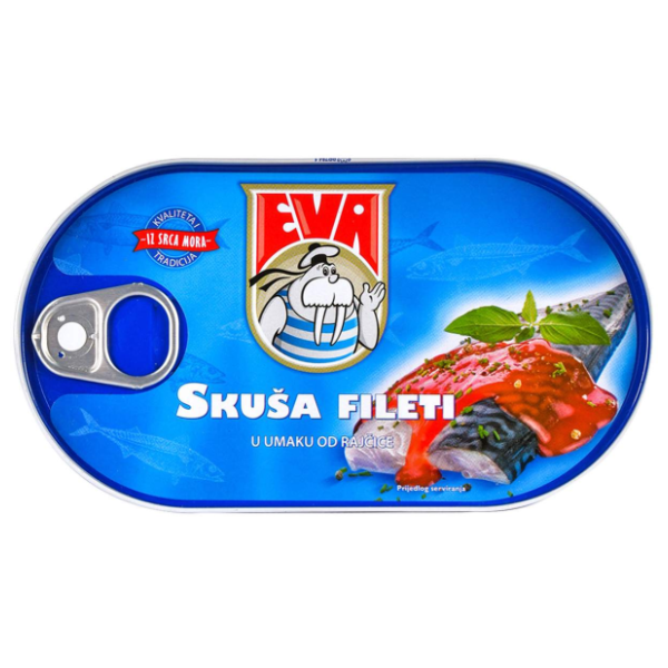 EVA fileti skuše u sosu od paradajza 170g