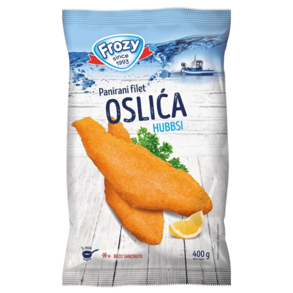 FROZY panirani filet oslića hubbsi 400g