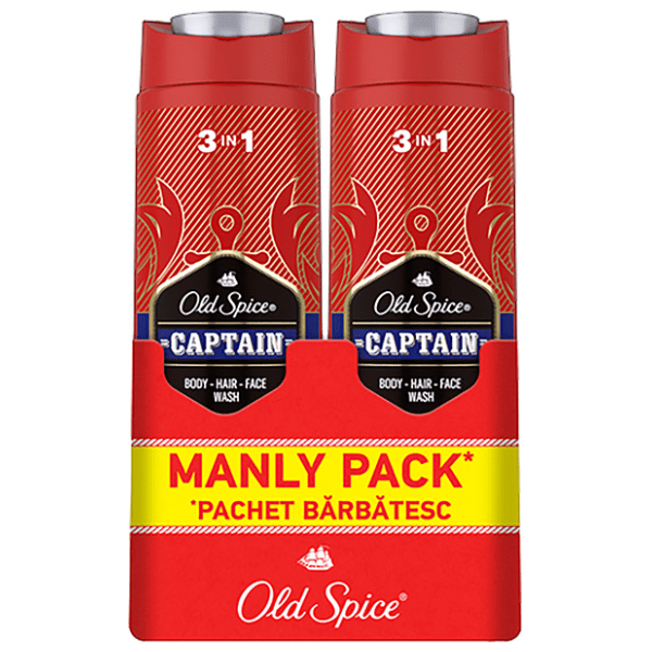 Gel za tuširanje OLD SPICE Captain 2x400ml