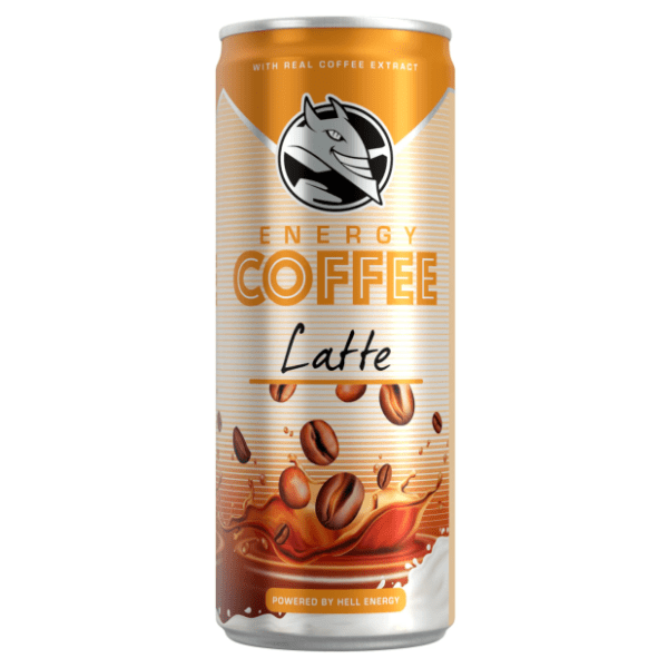 Gotova kafa HELL Energy latte 250ml