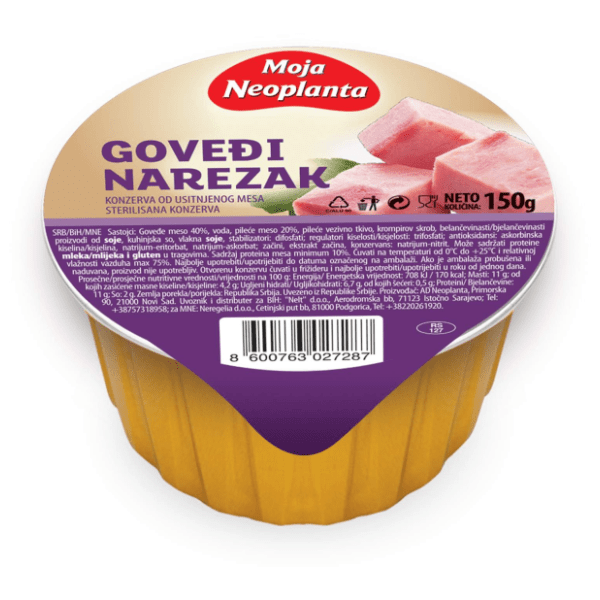 NEOPLANTA goveđi narezak 150g