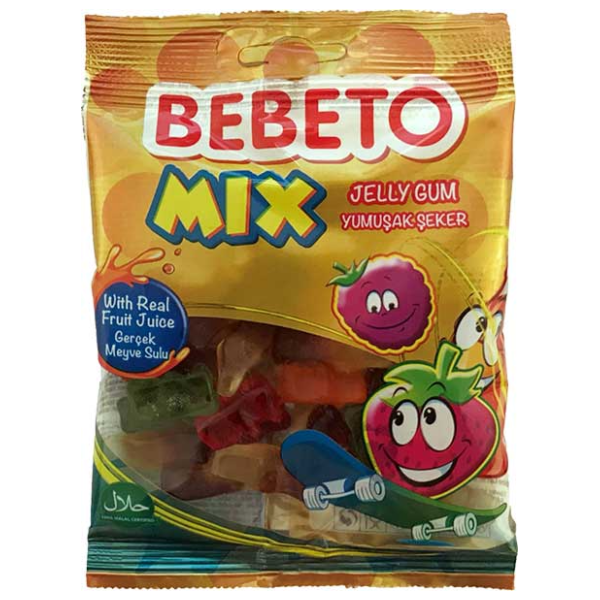Gumene bombone BEBETO mix 80g