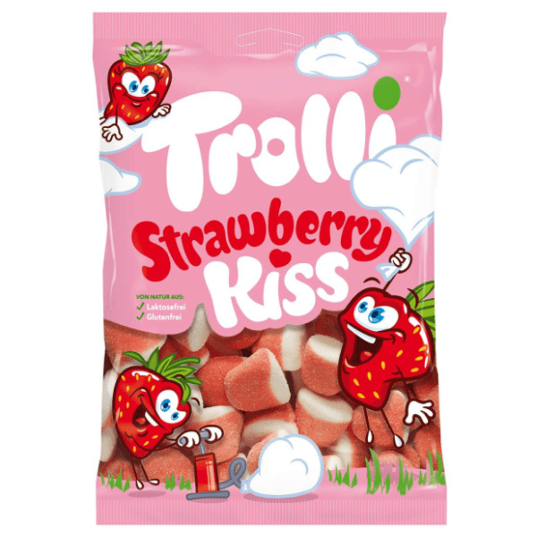 Gumene bombone TROLLI strawberry kiss 100g