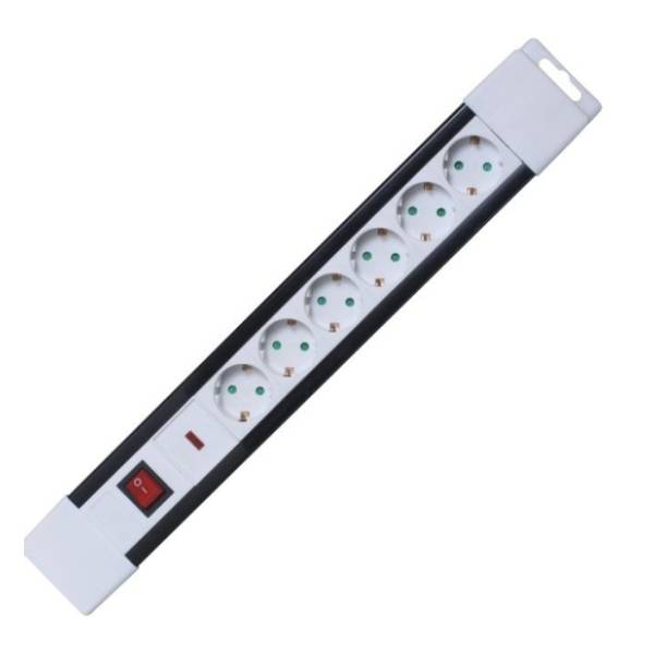 HOME produžni kabl 6 mesta 2m 1.5mm2