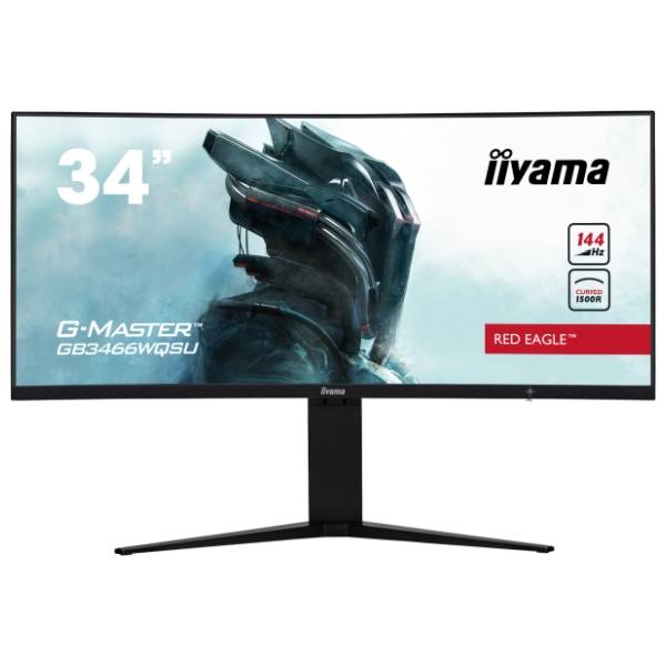 IIYAMA zakrivljeni monitor G-Master Red Eagle GB3466WQSU-B1
