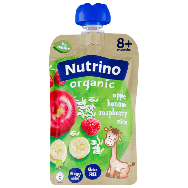 Kašica NUTRINO jabuka banana malina 100g