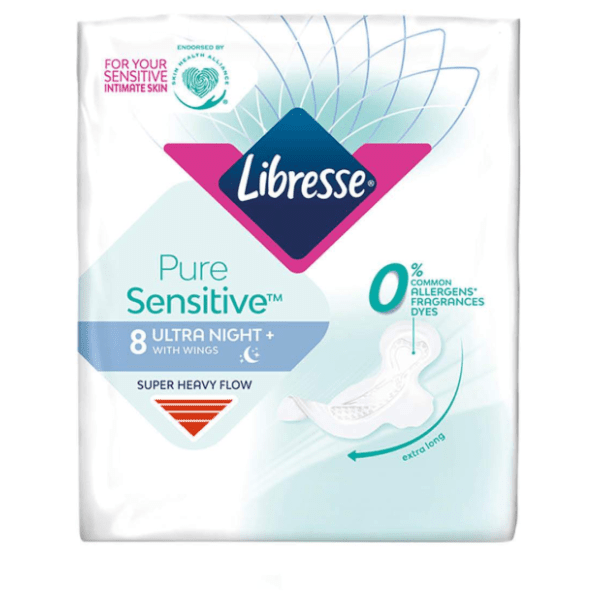 LIBRESSE pure sensitive ultra night higijenski ulošci 8kom