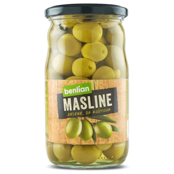 BENLIAN masline zelene sa košticom 700g