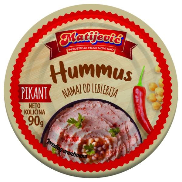 MATIJEVIĆ hummus pikant 90g
