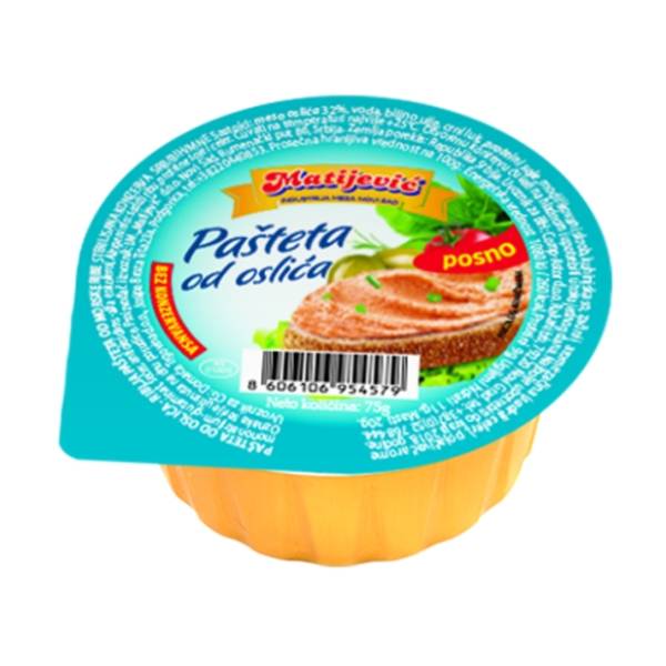 MATIJEVIĆ riblja pašteta od oslića 75g