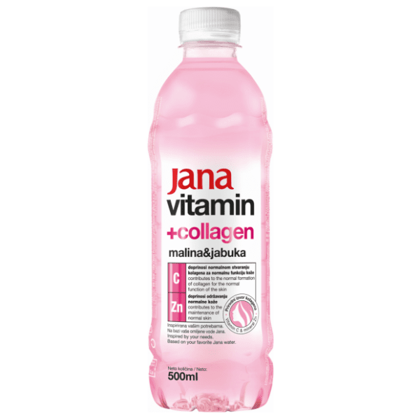 Negazirana voda JANA vitamin+collagen 500ml