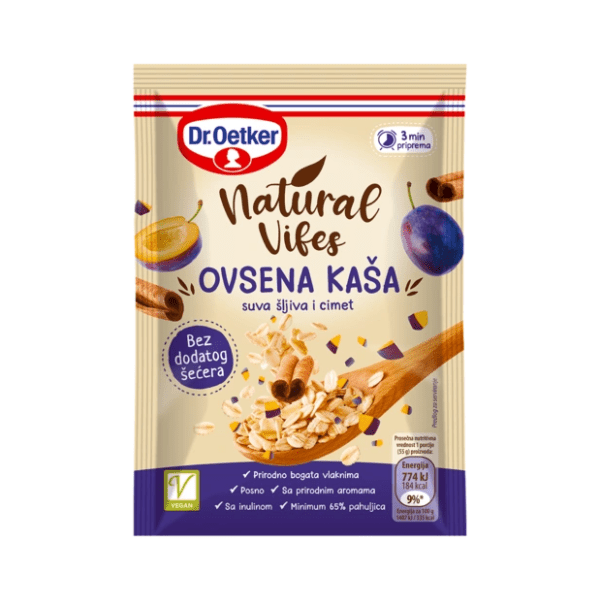 DR.OETKER ovsena kaša suva šljiva cimet 55g