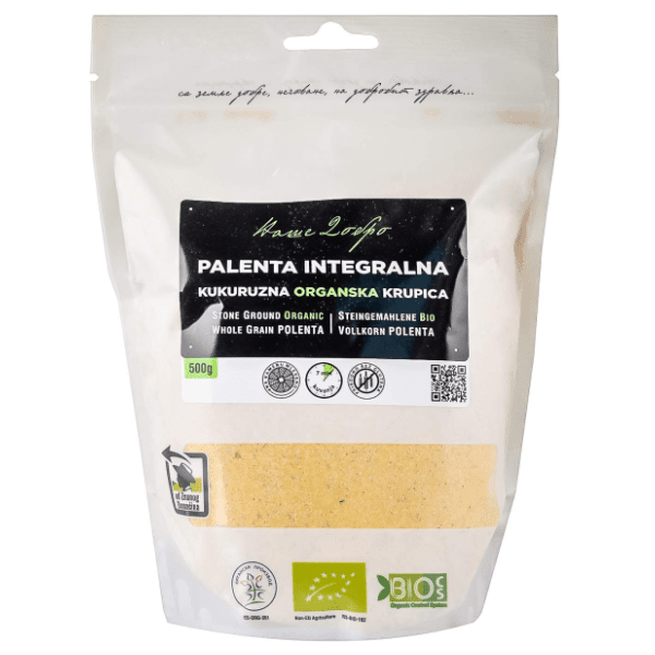 Palenta organska integralna kukuruzna NAŠE DOBRO 500g