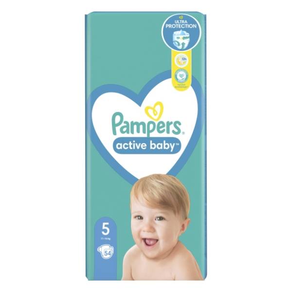PAMPERS pelene Active baby 5 54kom