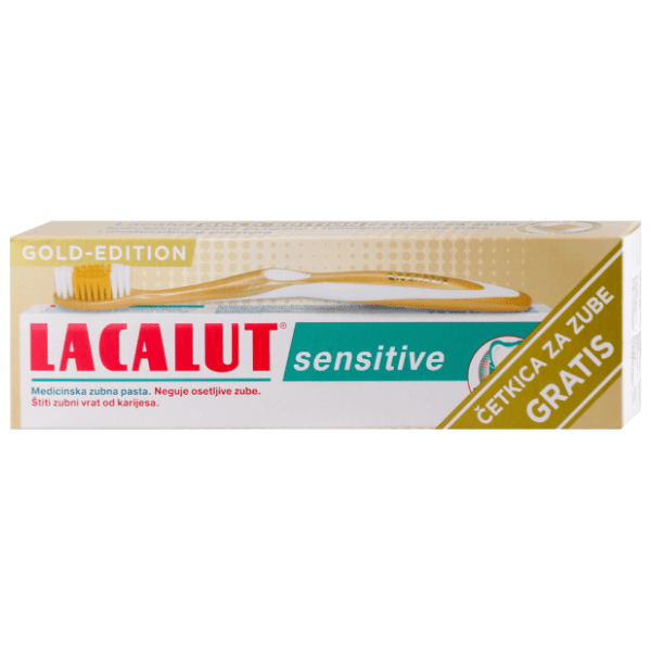 Pasta LACALUT Gold edition 75ml + četkica za zube gratis
