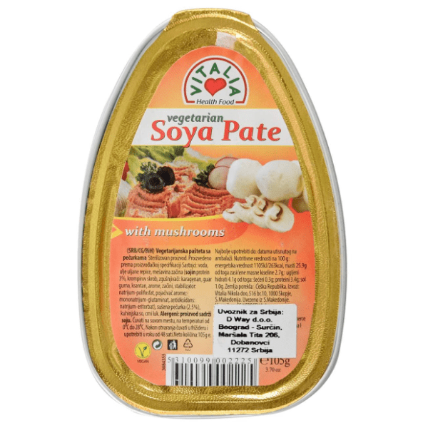 VITALIA pašteta soja pečurke 105g