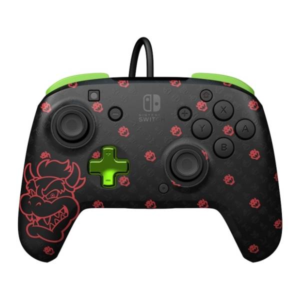 PDP Nintendo Switch gamepad Bowser Glow In The Dark Rematch