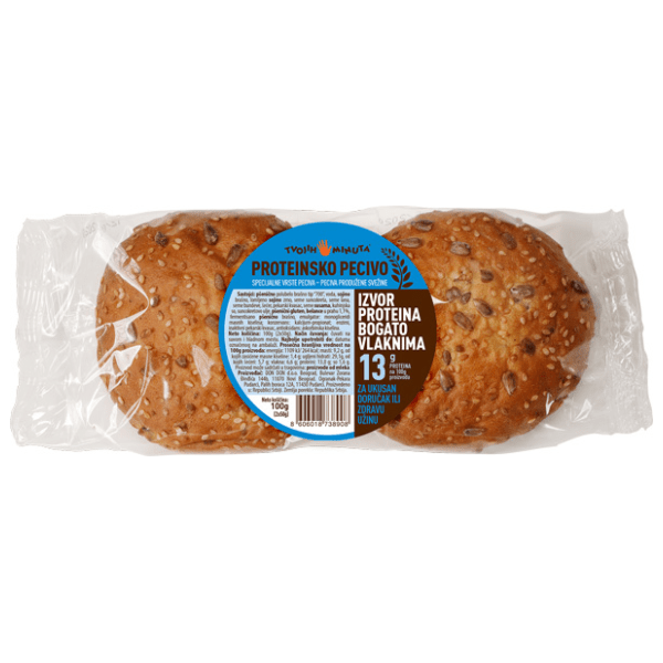 Pecivo proteinsko TVOJIH 5 MINUTA 2x50g
