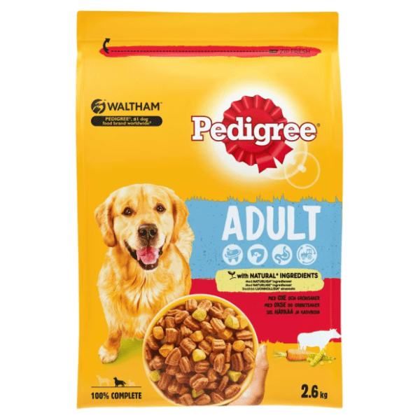 PEDIGREE Adult briketi govedina i povrće 2,6kg