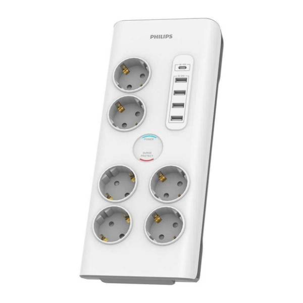 PHILIPS produžni kabl 2m + 5 USB portova - SPN7060WA/58