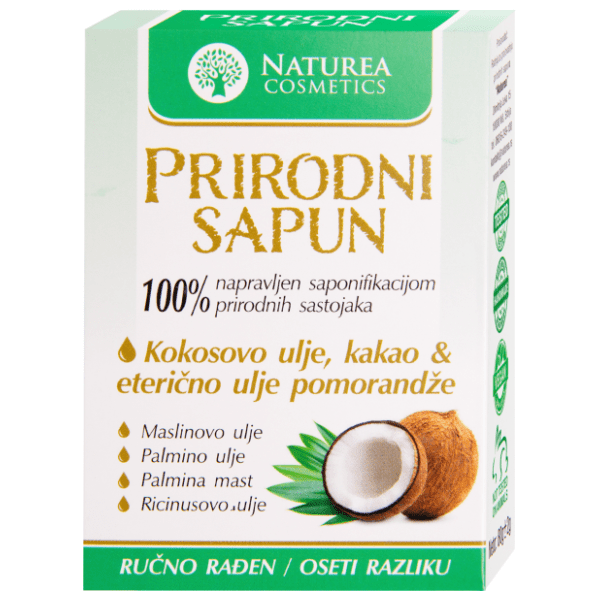 NATUREA COSMETICS kokosovo ulje prirodni sapun 80g