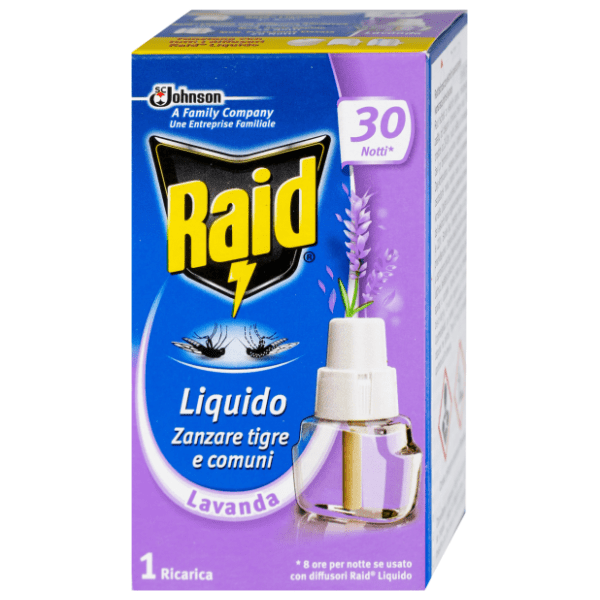 RAID dopuna za aparat protiv komaraca 30 noći lavanda 21ml