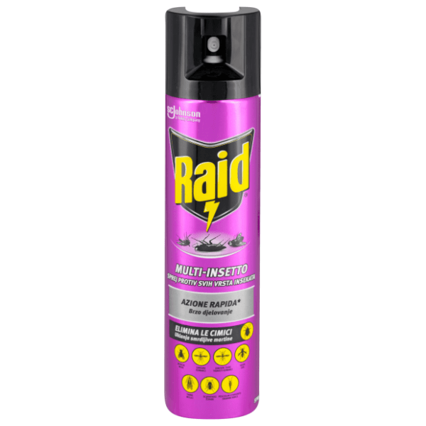 RAID sprej za sve vrste insekata 400ml