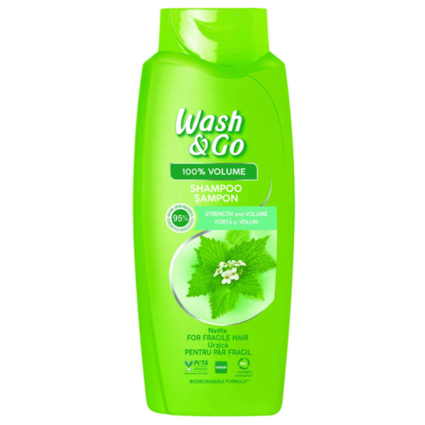 Šampon WASH&GO kopriva 675ml