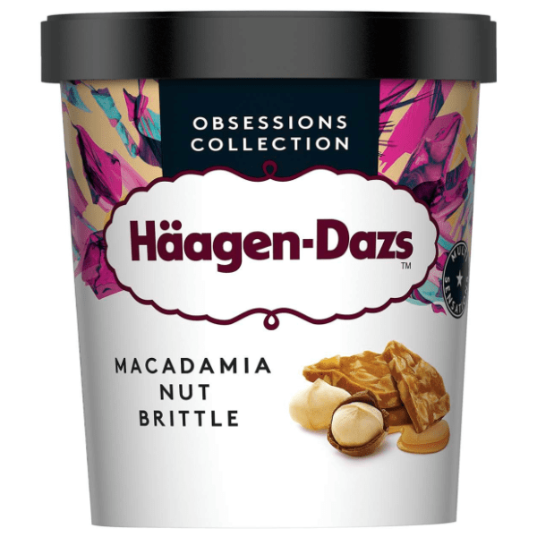 Sladoled HAAGEN DAZS macadamia nut brittle 460ml