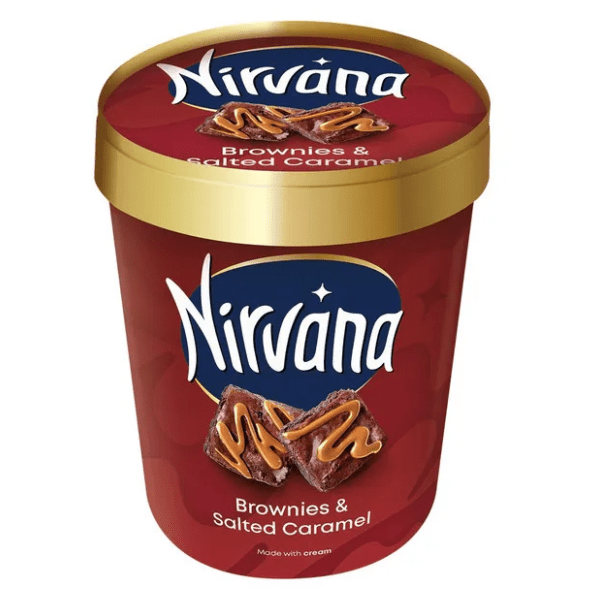 Sladoled NIRVANA brownie salted caramel 420ml