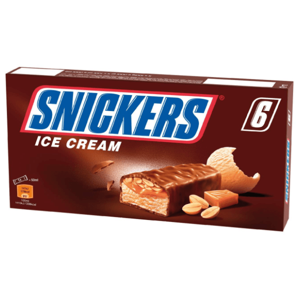 Sladoled SNICKERS multipack 6x45,6g