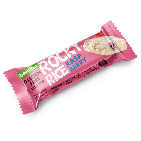 Štanglica BENLIAN Rocky rice malina 18g