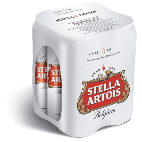 Pivo STELLA ARTOIS 4x0,5l 