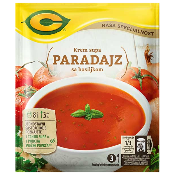 Supa C paradajz bosiljak 56g