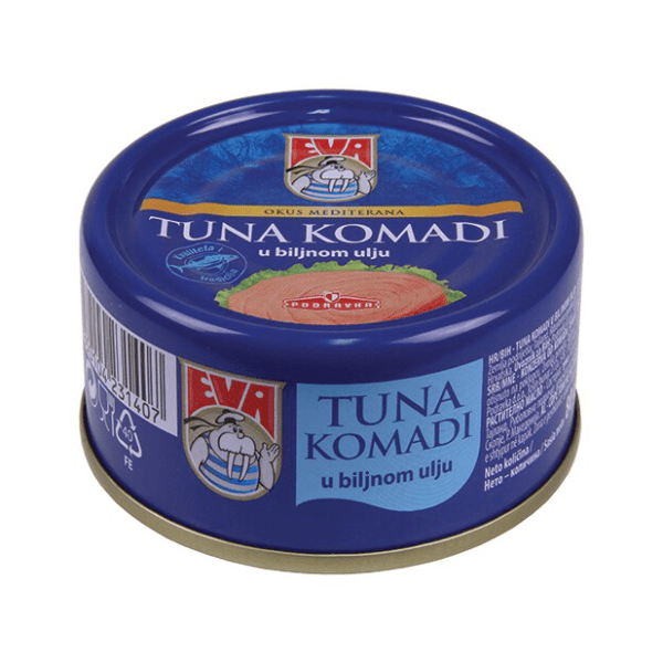 Tunjevina EVA komadi u biljnom ulju 80g