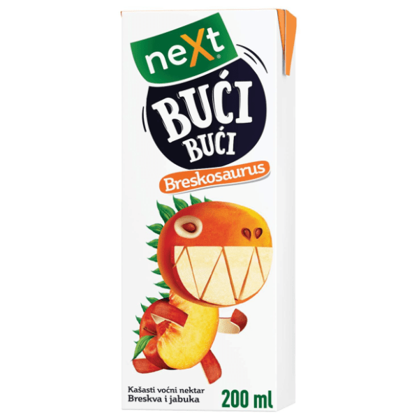 Voćni sok NEXT Bući bući breskva 200ml