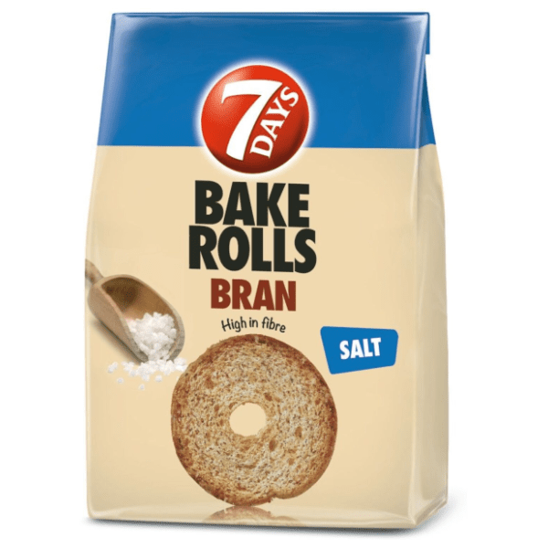 7 DAYS Bake rolls bran salt 150g