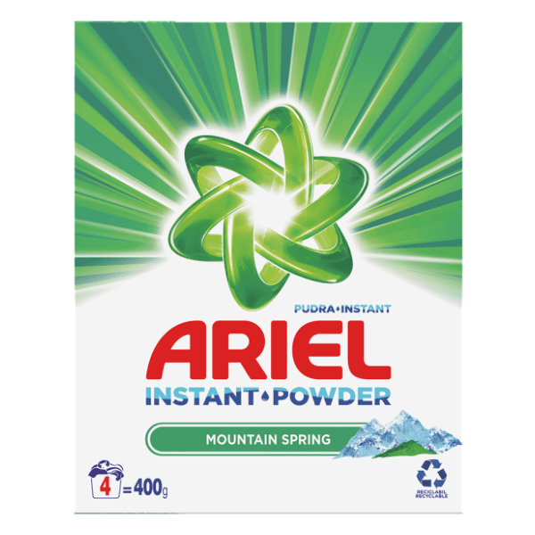 ARIEL mountain spring 4 pranja (400g)