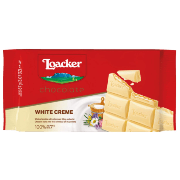 Bela čokolada LOACKER 87g
