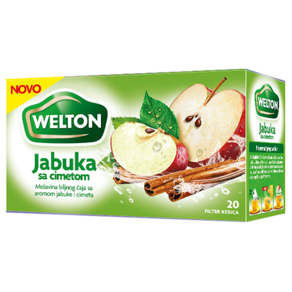 WELTON čaj jabuka cimet 44g
