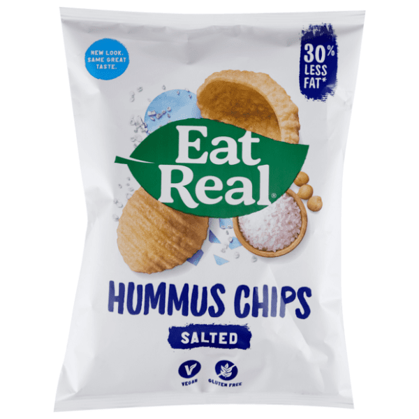 Čips EAT REAL Hummus sea salt 45g