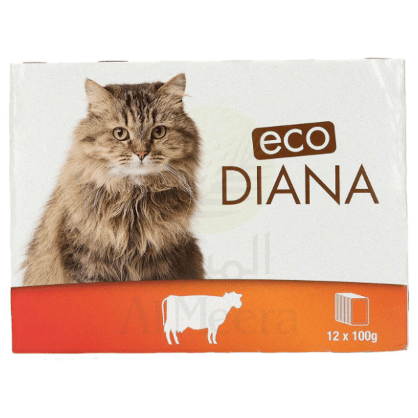 ECO DIANA hrana za mačke govedina 12x100g