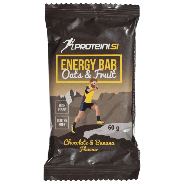 PROTEINI.SI energetski bar čokolada banana mlečni premaz 60g