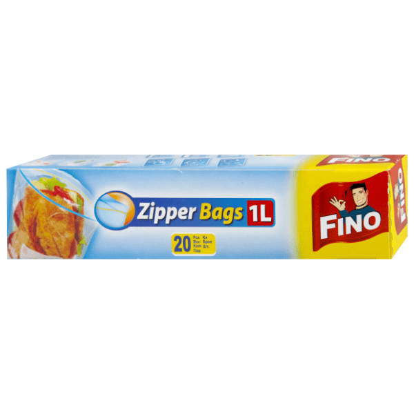 FINO kese za zamrzivač zipper 1l 20kom