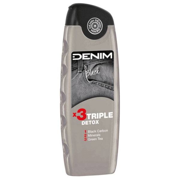 Gel za tuširanje DENIM Black 3x detox 400ml