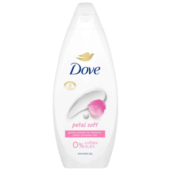 Gel za tuširanje DOVE petal soft 250ml