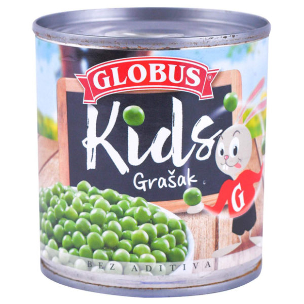 Grašak GLOBUS ekstra fini kids 200g