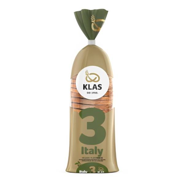 Hleb KLAS Italy beli rezani 500g